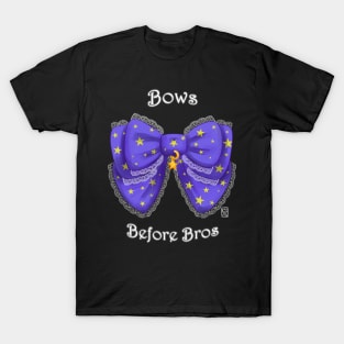 Bows Before Bros (original) T-Shirt